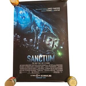 Sanctum‎ 2011 Original Promo Movie Poster 27x40 Rhys Wakefield Allison Cratchley